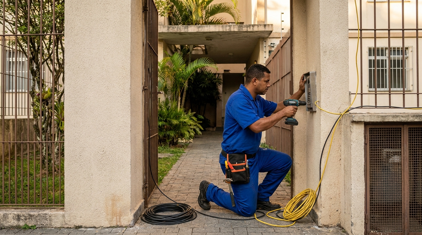 Instalacao de interfone profissional em Cabo Frio‑RJ
